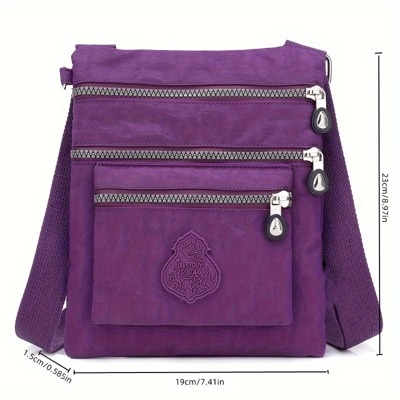 [Casual Crossbody Bag] Lightweight Crossbody Small Bag | Women's Casual Travel Close-Fitting Coin Purse Nylon Cloth