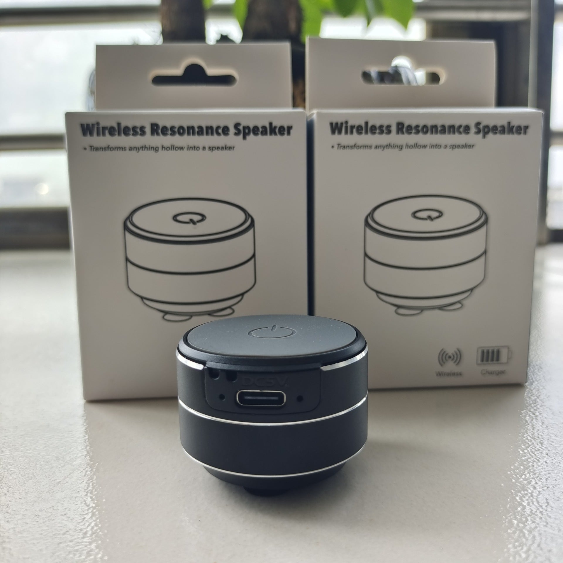 TWS Black Technology Bone Conduction Bluetooth Speaker