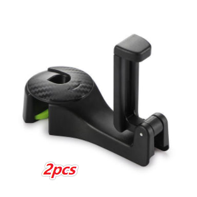 Car Headrest Hook with Phone Holder Seat Back Hanger for Bag Handbag Purse Grocery Cloth